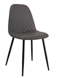 Show details for Dining chair Signal Meble Teo Black / Gray