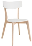 Show details for Dining chair Signal Meble Tibi Dab White