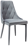 Show details for Dining chair Signal Meble Trix Velvet Gray