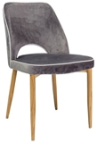 Show details for Dining chair Signal Meble Verdi Gray