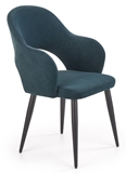Show details for Halmar Chair K364 Dark Green