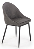 Show details for Halmar Chair K406 Dark Grey