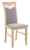 Show details for Halmar Citrone Bis Chair Honey Oak/Grey