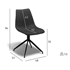 Picture of Home4you Isabel Chair Grey