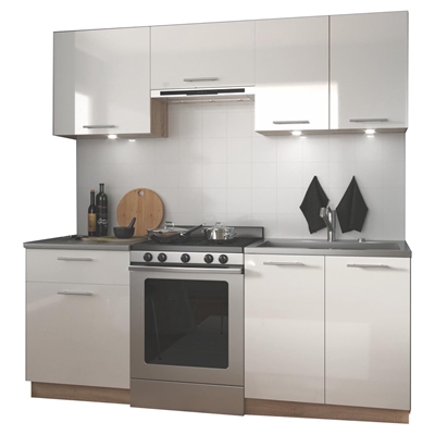 Picture of Kitchen set Halmar Marija Sonoma Oak / White, 2 m
