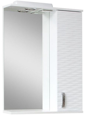 Picture of Sanservis 3D-55 Cabinet with Mirror White 56x86.5x17cm