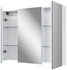 Picture of Sanservis Bakendal-80 Cabinet with Mirror White 80x80cm