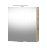 Show details for Bathroom mirror with lighting Riva Elegance SV60C 60,2x14x67,4cm