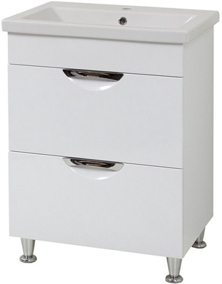 Picture of Sanservis Laura 50-2 Cabinet with Basin White 50x80x40cm