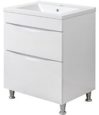 Picture of Sanservis Smile-70 Cabinet with Basin Como-70 White 70x82.5x46cm