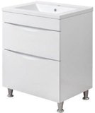 Show details for Sanservis Smile-80 Cabinet with Basin Como-80 White 80x82x45cm