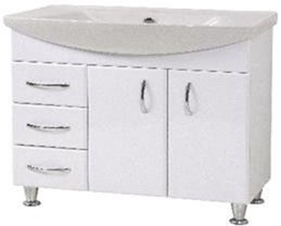Picture of Sanservis Vega-75 Standart Cabinet with Basin White 74.5x80.5x52cm