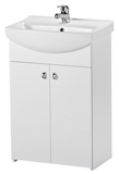 Show details for Washbasin with cabinet for bathroom Cersanit 35x40x85 / 50cm, white