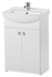 Picture of Washbasin with cabinet for bathroom Cersanit 35x40x85 / 50cm, white