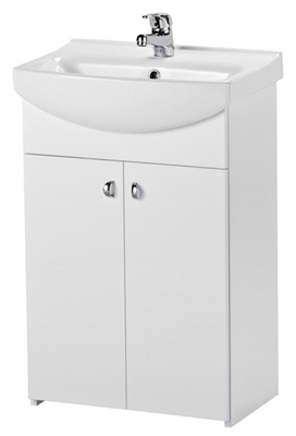 Picture of Washbasin with cabinet for bathroom Cersanit 46cm, white