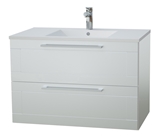Show details for Sink with bathroom cabinet Raguvos Baldai Serena Retro 131134114 76x46,5x50cm, white