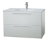 Picture of Sink with bathroom cabinet Raguvos Baldai Serena Retro 131134114 76x46,5x50cm, white