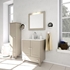 Picture of Washbasin with cabinet for bathroom Raguvos Baldai Siesta 76x46,5x85cm