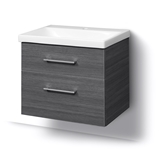 Show details for CABINET WITH SINK SA63-8A grey (RIVA)