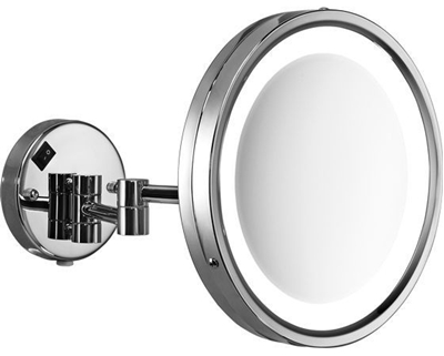 Picture of Gedy Vincent Magnifying Mirror 5x w/ LED Light Chrome