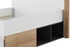 Picture of Gulta Szynaka Meble Riva 50 White / Riviera Oak / Black, 90 x 200 cm