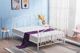 Show details for Halmar Bed Panama White