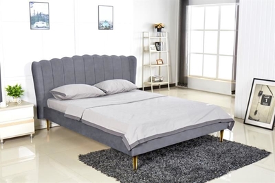 Picture of Bed Valverde 160 Grey