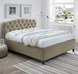 Show details for Home4you Zeta Bed w/ Mattress Olympia Top 160x200cm Beige