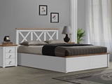 Show details for Signal Meble Orleans Bed 160x200cm White/Oak