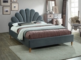 Show details for Signal Meble Santana Velvet Bed 160x200cm Grey