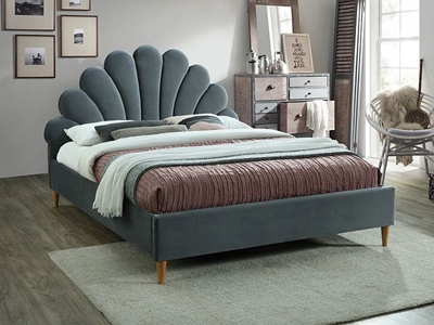 Picture of Signal Meble Santana Velvet Bed 160x200cm Grey