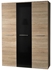 Picture of ASM Big Wardrobe Sonoma Oak/Black Gloss Door