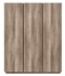 Picture of Black Red White Anticca 3D Wardrobe Monument Oak