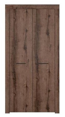 Picture of Black Red White Baylar SZF2D Wardrobe Monastery Oak