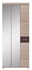 Picture of Black Red White Homeline Wardrobe Dark Sonoma Oak/Brown