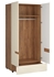 Picture of Black Red White Indio Wardrobe Sibiu Larch/Pearl