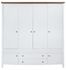 Picture of Black Red White Kalio Wardrobe SZF6D2S White