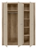 Picture of Black Red White Koen 2 Wardrobe 163x208cm Oak/Grey Sand