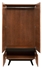 Picture of Black Red White Madison Wardrobe Brown Oak