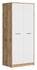 Picture of Black Red White Matos Wardrobe Wotan Oak/White