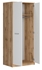 Picture of Black Red White Matos Wardrobe Wotan Oak/White