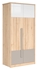 Picture of Black Red White Namek 2 Doors Wardrobe Beech/White/Grey