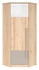 Picture of Black Red White Namek Corner Wardrobe Beech/White/Grey