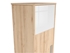 Picture of Black Red White Namek Wardrobe Beech/White/Grey