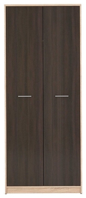 Picture of Black Red White Nepo Plus Hallway Wardrobe Sonoma Oak/Wenge