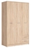 Picture of Black Red White Nepo Plus Wardrobe Sonoma Oak