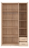 Picture of Black Red White Nepo Plus Wardrobe Sonoma Oak