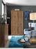 Picture of Black Red White Paras Wardrobe April Oak