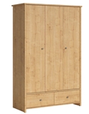 Show details for Black Red White Porto 128 Wardrobe Burlington Oak