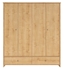 Picture of Black Red White Porto Large Wardrobe Burlington Oak